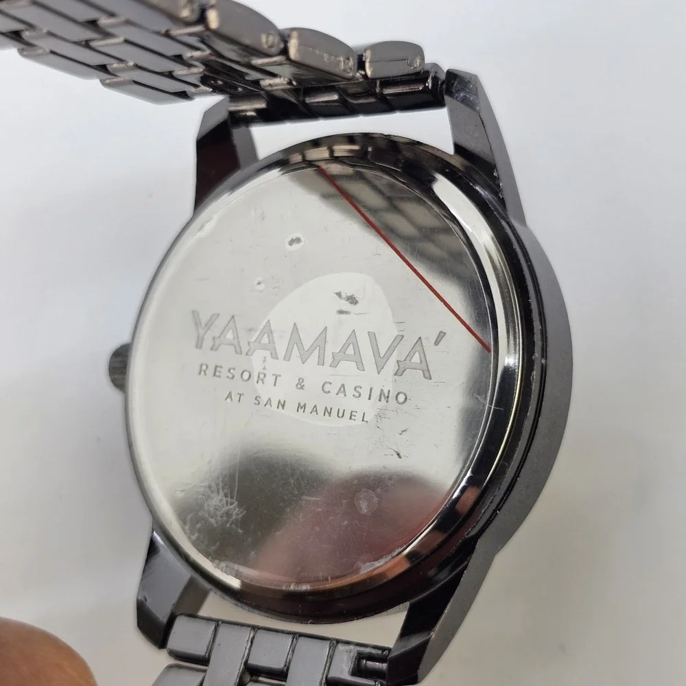 Men's Analog Watch 42MM Black Dial Black Bracelet Band 8